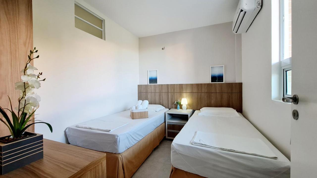 Paraiso Das Dunas - Apartamento A Beira Mar Com Jacuzzi - Proximo Ao Beach Park Акірас Екстер'єр фото